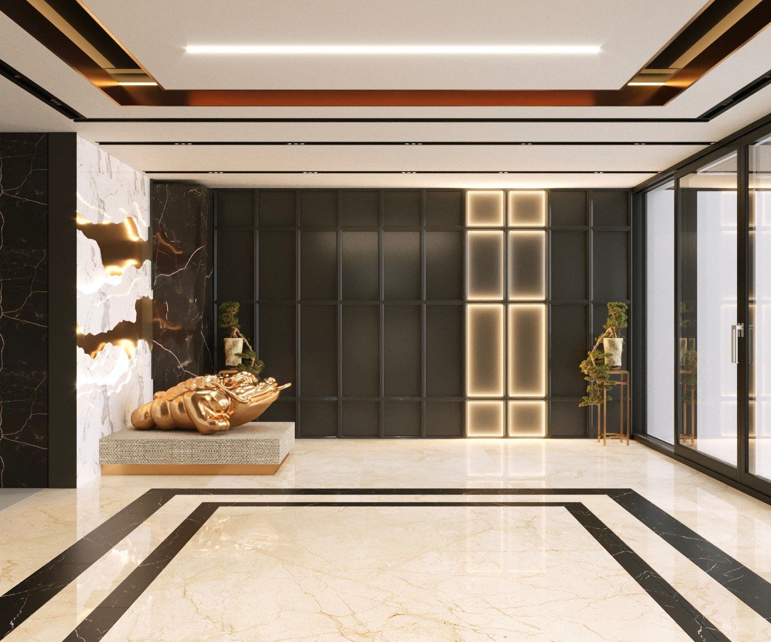 Thiết Kế Tòa Nhà Tổ Hợp TNH99 - Phong Cách Hiện Đại - 300m2