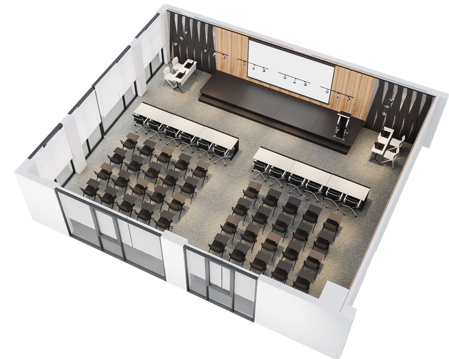 Thiết Kế Tòa Nhà Tổ Hợp TNH99 - Phong Cách Hiện Đại - 300m2