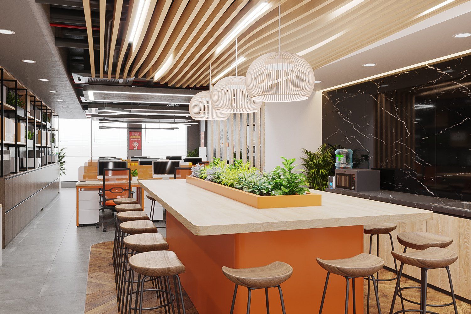 Thiết Kế Tòa Nhà Tổ Hợp TNH99 - Phong Cách Hiện Đại - 300m2