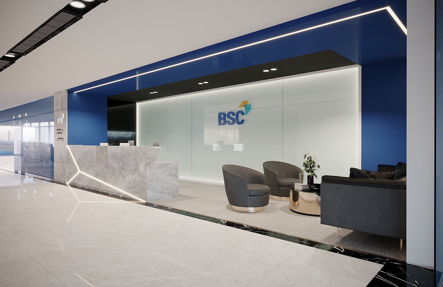 Thiết Kế Văn Phòng Chứng Khoán BSC - Phong Cách Hiện Đại - 500m2