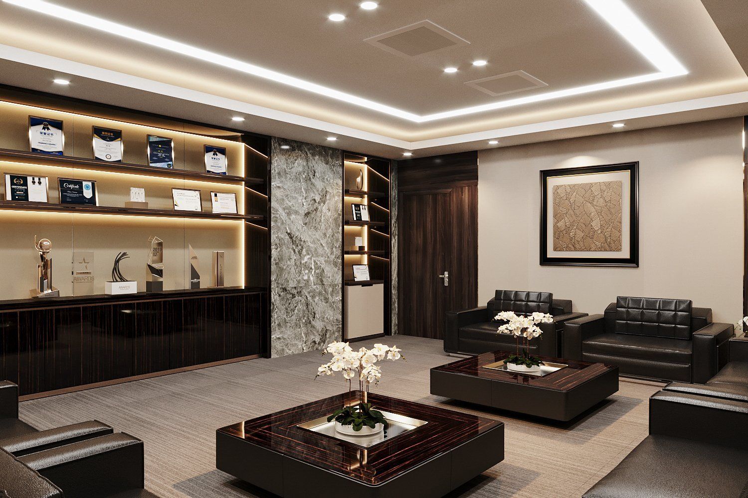 Thiết Kế Văn Phòng Chứng Khoán BSC - Phong Cách Hiện Đại - 500m2