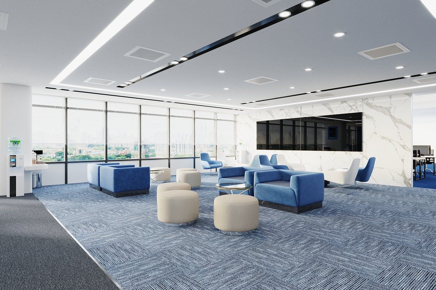 Thiết Kế Văn Phòng Chứng Khoán BSC - Phong Cách Hiện Đại - 500m2