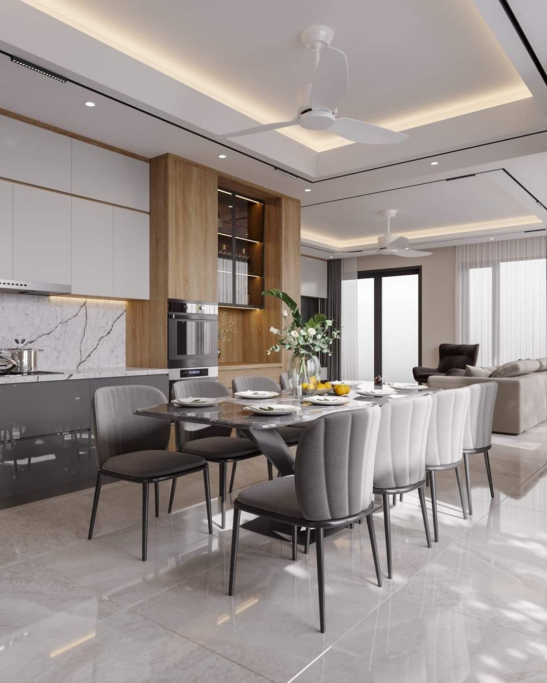 Thiết Kế Nhà Lý Nhân, Hà Nam - Phong Cách Hiện Đại - 150m2
