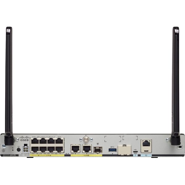 C1111-8PLTELA Ruoter Cisco ISR, WAN GE/SFP Combo, 8x LAN