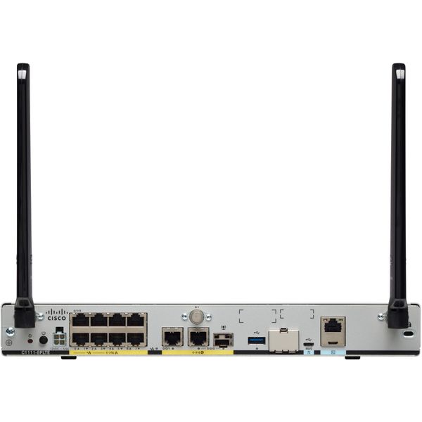 C1111-8PLTELA Ruoter Cisco ISR, WAN GE/SFP Combo, 8x LAN