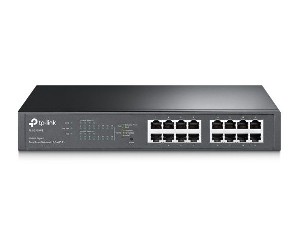 16-Port Gigabit Easy Smart PoE Switch with 8-Port PoE+