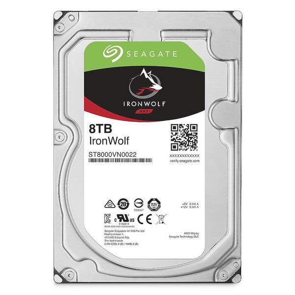 Seagate IRONWOLF 8TB ST8000VN0022