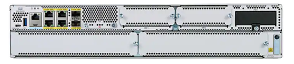 Router Cisco C8300-1N1S-4T2X 1 SM, 1 NIM slots, 1 PIM Slot, 2 x 10GE, 4 x 1GE