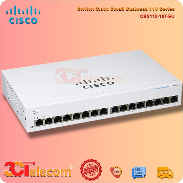 Switch cisco CBS110-16T-EU: 16 Port 10/100/1000 Mbps