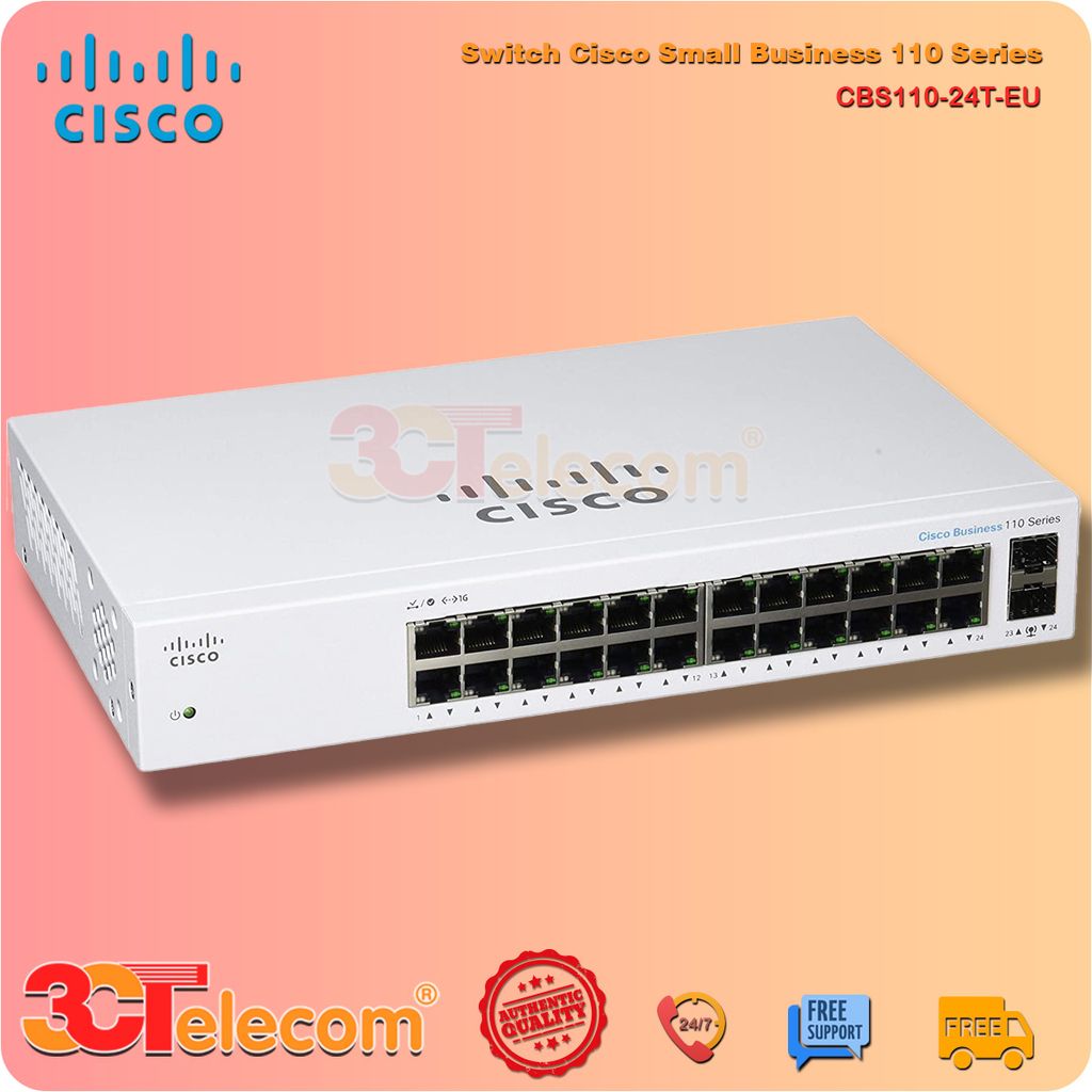 CBS110-24T-EU: switch cisco 24 Port 10/100/1000 Mbps + 2 Port SFP