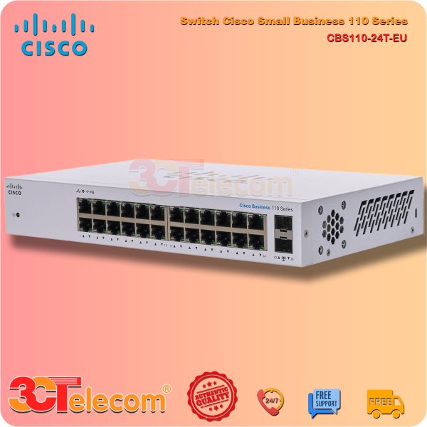 CBS110-24T-EU: switch cisco 24 Port 10/100/1000 Mbps + 2 Port SFP