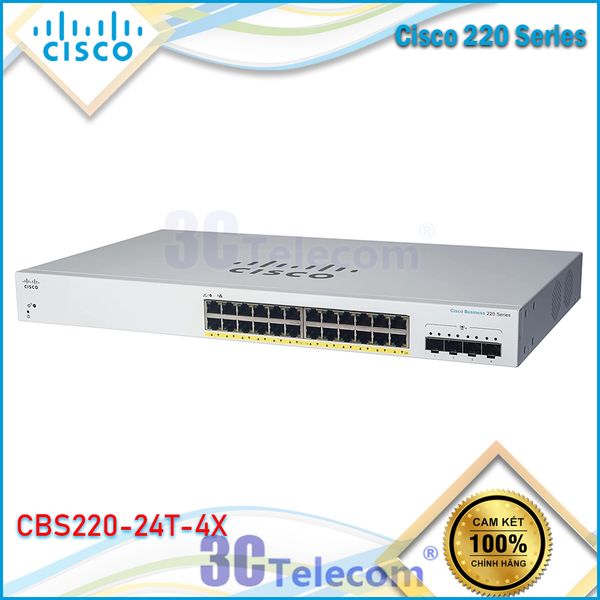 Switch Cisco Business CBS220-24T-4X Smart Switch