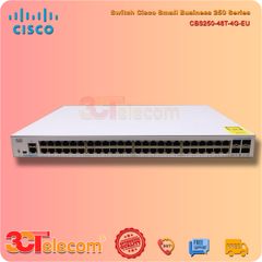 Switch Cisco CBS250-48T-4G-EU: 48-Port 10/100/1000 Mbps, 4 Port Gigabit SFP uplink