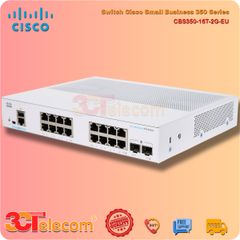 Switch Cisco CBS350-16T-2G-EU: 16 Port-10/100/1000 ports, 2 Gigabit SFP