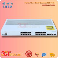 Switch Cisco CBS350-24T-4X-EU: 24 Port 10/100/1000 ports, 4 Port 10 Gigabit SFP+