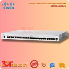 Switch Cisco CBS350-24XTS-EU: 12 x 10 Gigabit copper ports, 12 x 10 Gigabit SFP+ (dedicated), 1 x GE management port