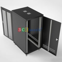 TỦ RACK 24U D800 CỬA TRƯỚC LƯỚI, CỬA SAU Ô THOÁNG