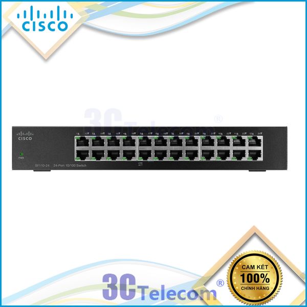 SF110-24: switch cisco 24 Port 10/100 BASE-TX desktop switch