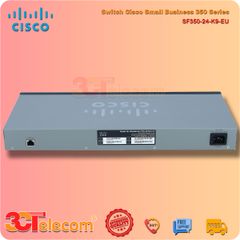 Switch Cisco SF350-24-K9-EU : 24-Port 10/100 Mbps, 2 Gigabit copper/SFP combo + 2 SFP ports