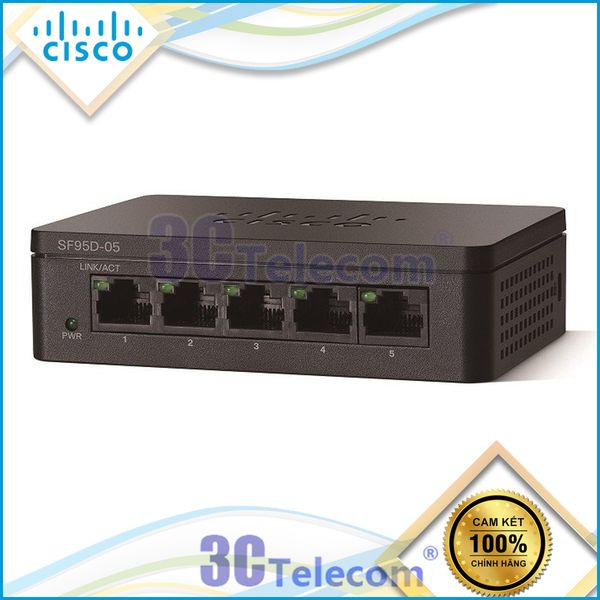 SF95D-05: switch cisco  5 Port 10/100 BASE-TX Desktop Switch