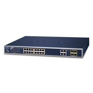 WGSW-20160HP: switch L2+ 16-x1G RJ45 PoE, 4x1G TP/SFP Combo