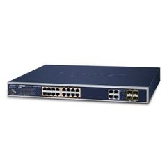 Switch Planet 24 port 10/100/1000 layer 2 - WGSW-24040 with 4 shared SFP