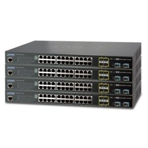 SGS-5220-24T2X: switch L2+ 24x1G RJ45,  4x1G SFP, 2x10G SFP+ (Stackable Switch)