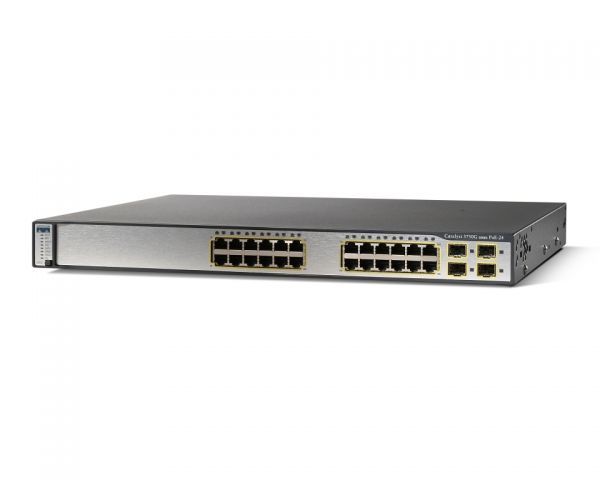 Switch Cisco WS-C3750G-24PS-S