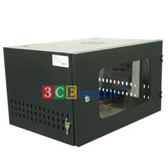 TỦ RACK 6U D400 CỬA MICA (TREO TƯỜNG)