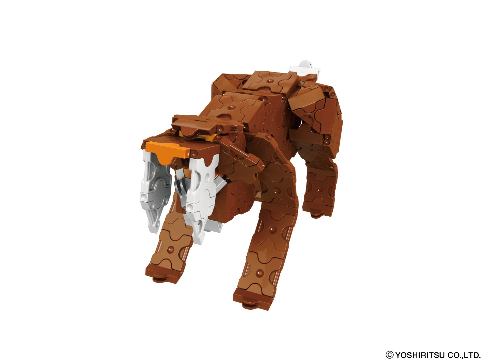 Bộ xếp hình sáng tạo LaQ Animal World MAMMOTH - Chủ đề Thế giới Động vật (Voi ma mút) 310 mảnh ghép và 3 chi tiết Hamacron