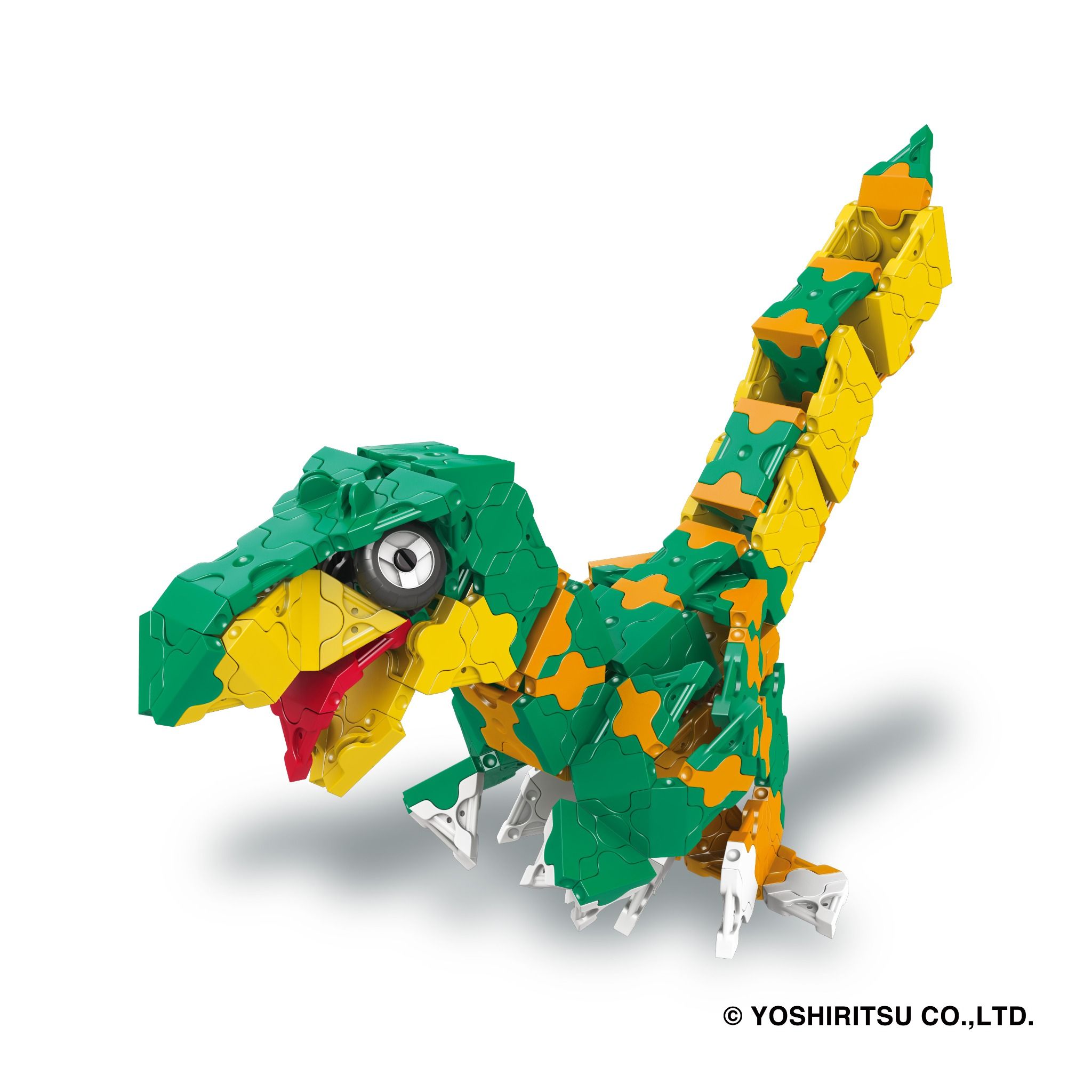 Bộ xếp hình sáng tạo LaQ Dinosaur World DEINONYCHUS - Chủ đề Thế giới Khủng long (Khủng long móng vuốt) 300 mảnh ghép