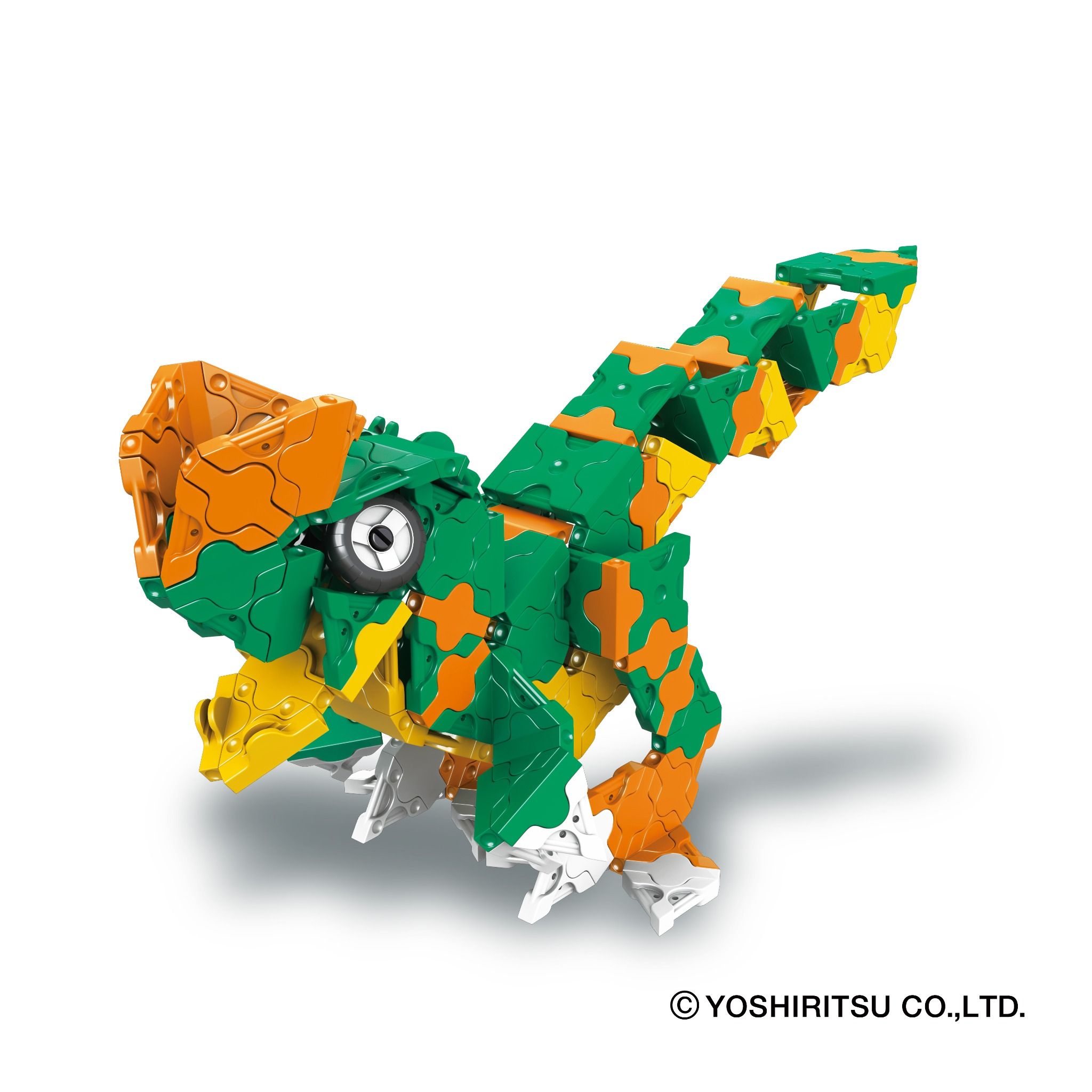 Bộ xếp hình sáng tạo LaQ Dinosaur World DEINONYCHUS - Chủ đề Thế giới Khủng long (Khủng long móng vuốt) 300 mảnh ghép