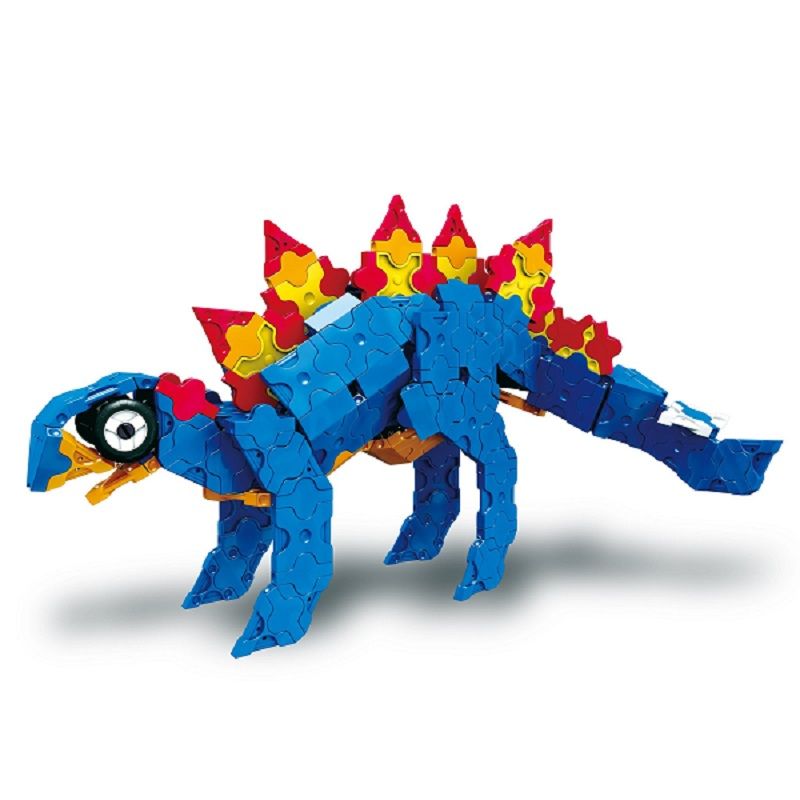 Bộ xếp hình sáng tạo LaQ Dinosaur World STEGOSAURUS - Chủ đề Thế giới Khủng long (Khủng long Phiến sừng) 300 mảnh ghép