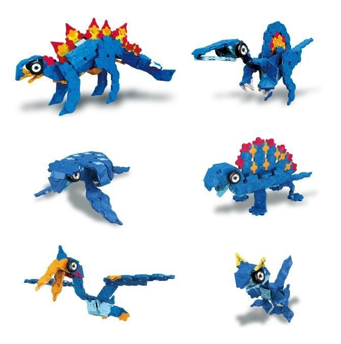  Bộ xếp hình sáng tạo LaQ Dinosaur World STEGOSAURUS - Chủ đề Thế giới Khủng long (Khủng long Phiến sừng) 300 mảnh ghép 