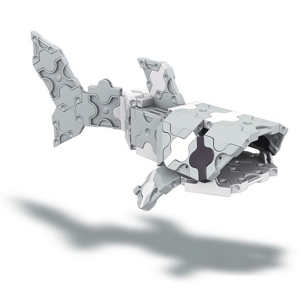 Bộ xếp hình sáng tạo tí hon LaQ Marine World MINI WHALE SHARK - Chủ đề Thế giới Đại dương (Cá mập voi) 88 mảnh ghép