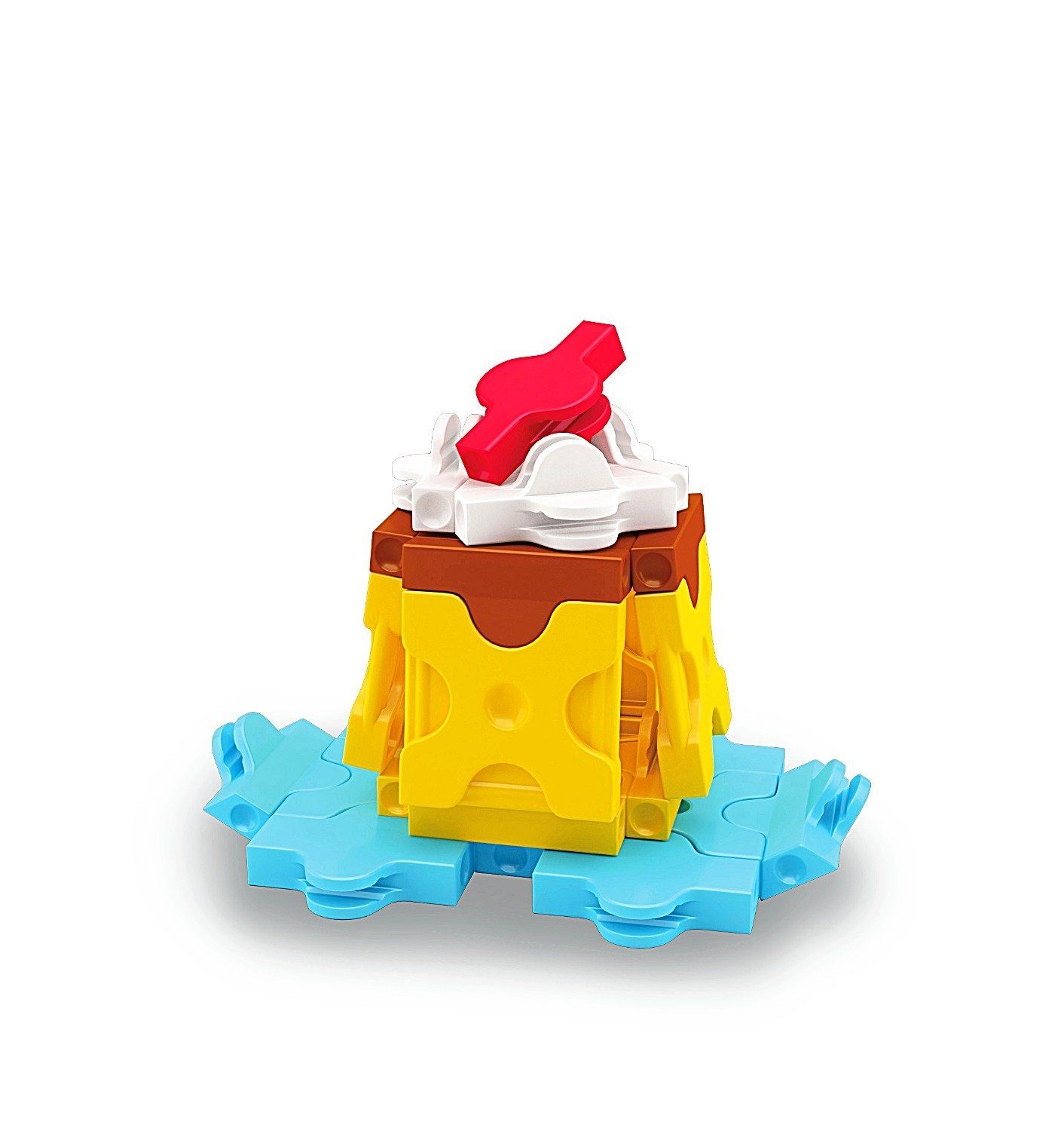 Bộ xếp hình sáng tạo tí hon LaQ Petite Collection PUDDING - Chủ đề Thế giới Tí hon (Bánh Pudding) 28 mảnh ghép