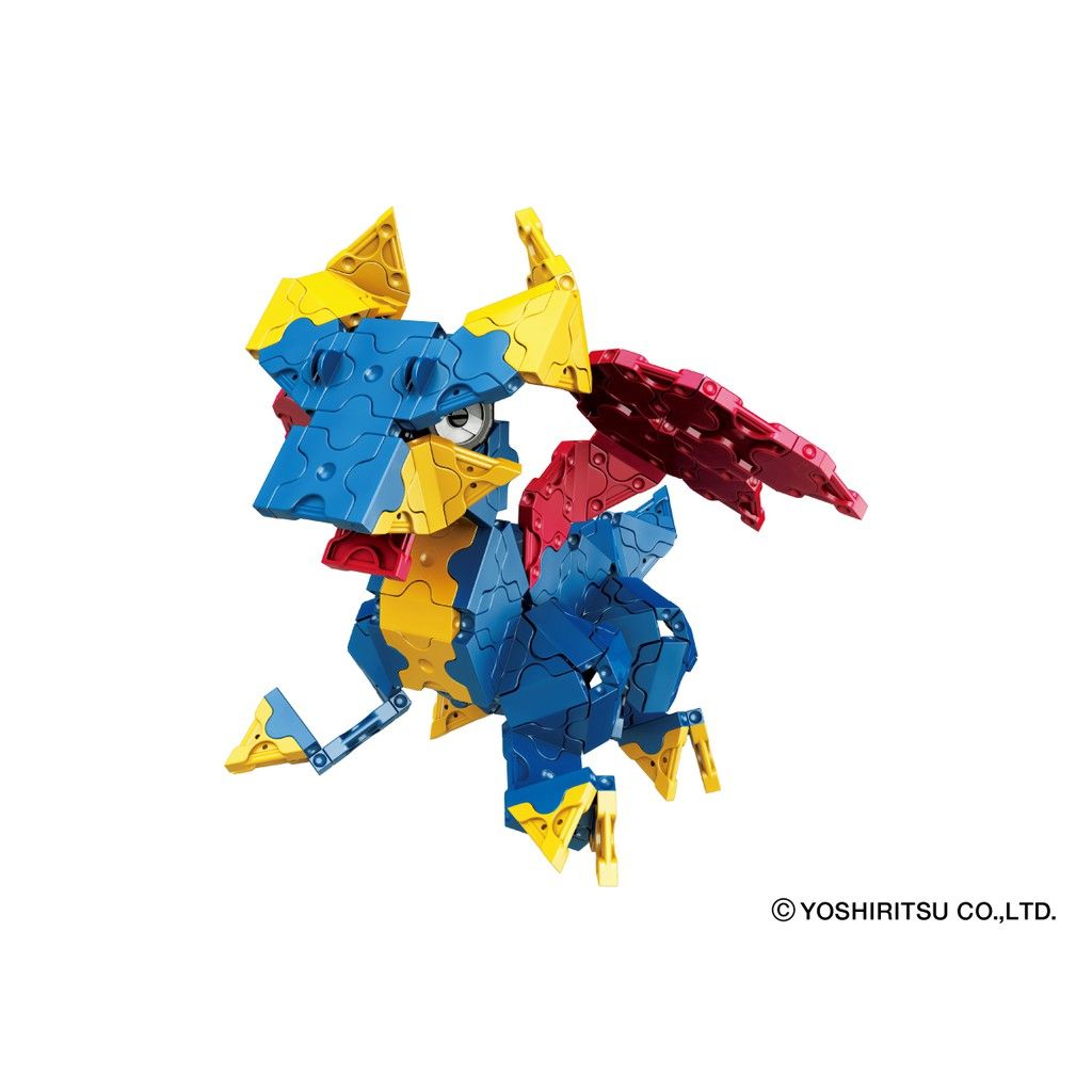  Bộ xếp hình sáng tạo LaQ Mystical Beast DRAGON - Chủ đề Sinh vật huyền bí (DRAGON) 260 mảnh ghép và 4 chi tiết Hamacron 