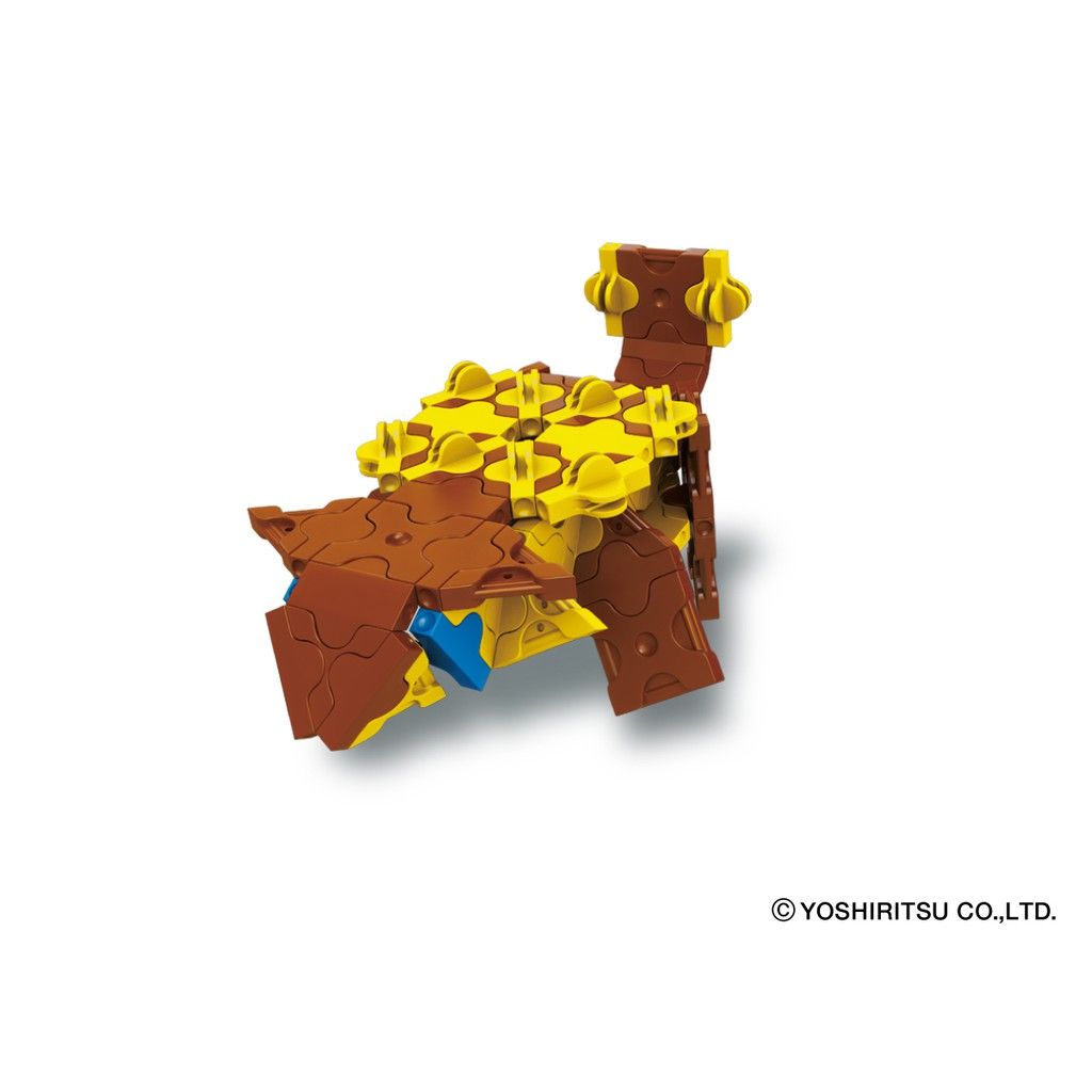 Bộ xếp hình sáng tạo tí hon LaQ Dinosaur World MINI ANKYLOSAURUS - Chủ đề Thế giới Khủng long (Bọc giáp) 88 mảnh ghép