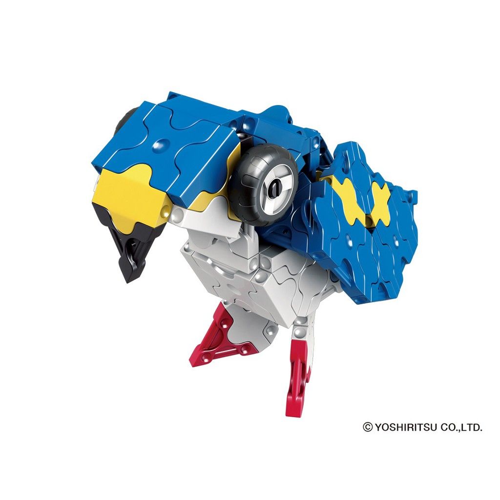 Bộ xếp hình sáng tạo LaQ Buildup Robot LAPIS - Chủ đề Sáng tạo Rô bốt (LAPIS) 310 mảnh ghép và 10 chi tiết Hamacron