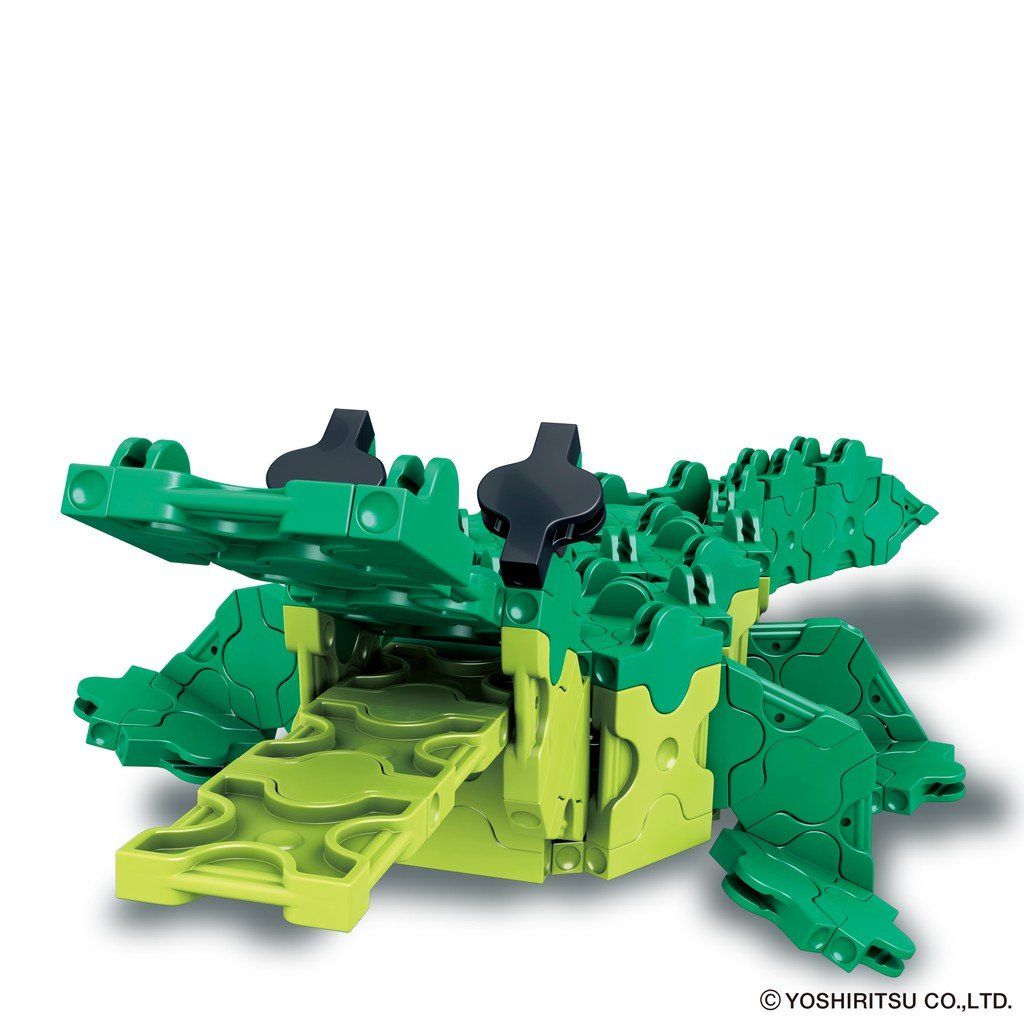 Bộ xếp hình sáng tạo LaQ Animal World ALLIGATOR - Chủ đề Thế giới Động vật (Cá sấu) 175 mảnh ghép