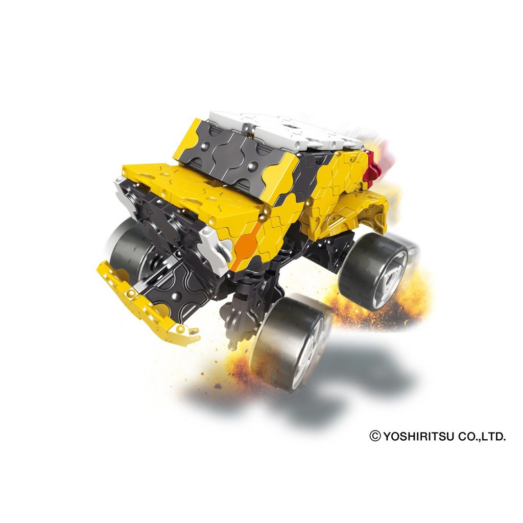 Bộ xếp hình sáng tạo LaQ Hamacron Constructor MONSTER TRUCK - Chủ đề Phương tiện giao thông (Máy xúc) 165 mảnh ghép