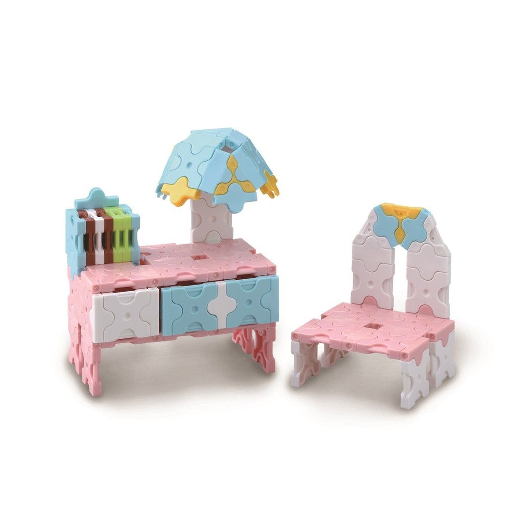Bộ xếp hình sáng tạo LaQ Sweet Collection CUTE HOUSE - Chủ đề Ngọt ngào bé gái (Ngôi nhà dễ thương) 370 mảnh ghép