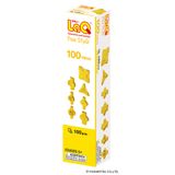  Bộ xếp hình sáng tạo LaQ Free Style 100 YELLOW - Chủ đề Tự do sáng tạo (Màu VÀNG) 100 mảnh ghép, đủ 7 loại mảnh ghép 