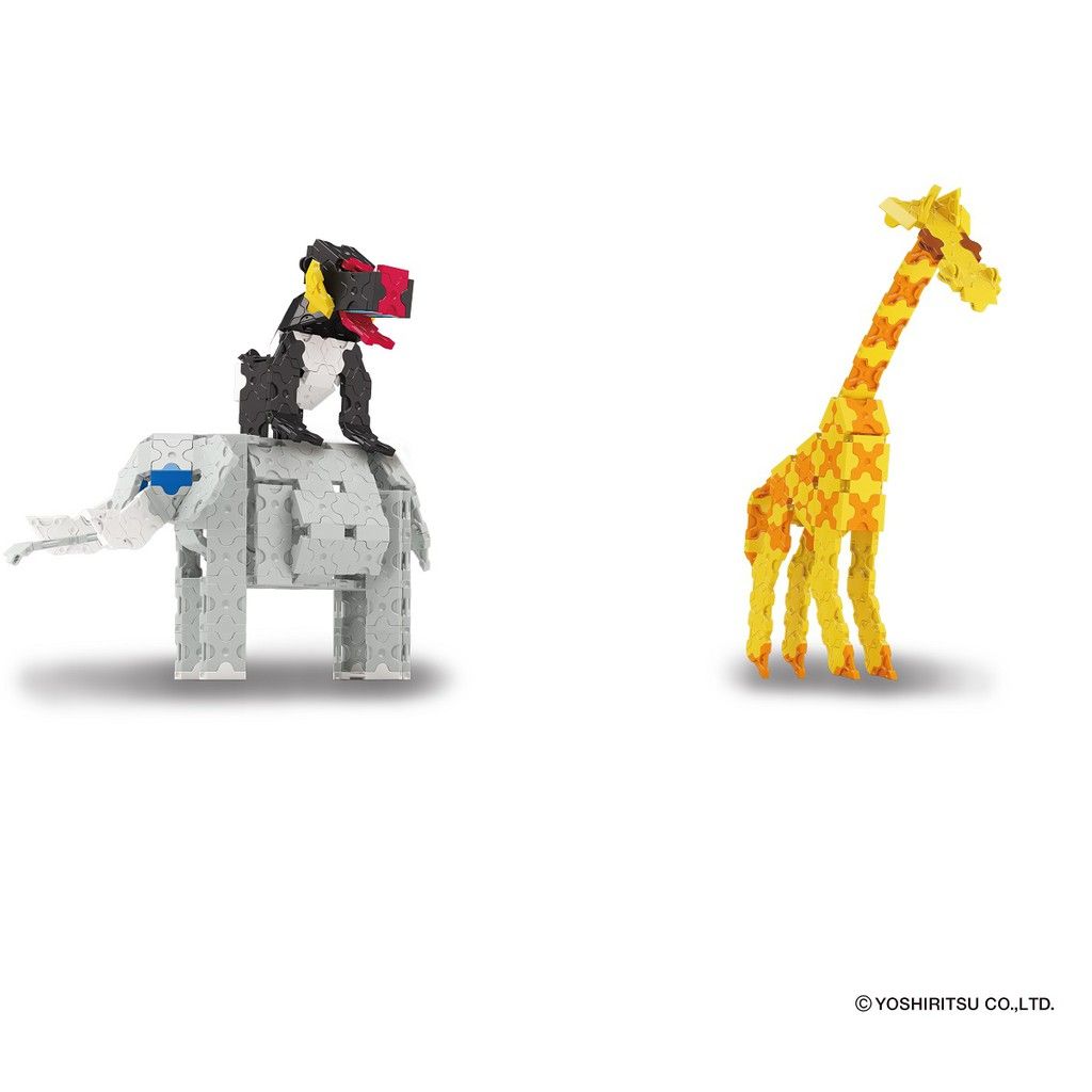 Bộ xếp hình sáng tạo LaQ Animal World WILD KINGDOM - Chủ đề Thế giới Động vật (Vương quốc hoang dã) 1240 mảnh ghép