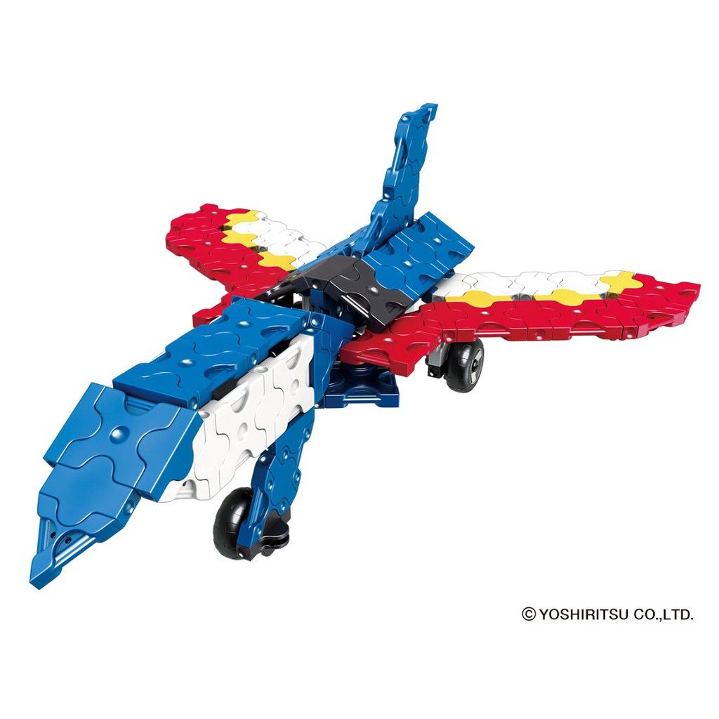 Bộ xếp hình sáng tạo LaQ Buildup Robot LAPIS - Chủ đề Sáng tạo Rô bốt (LAPIS) 310 mảnh ghép và 10 chi tiết Hamacron