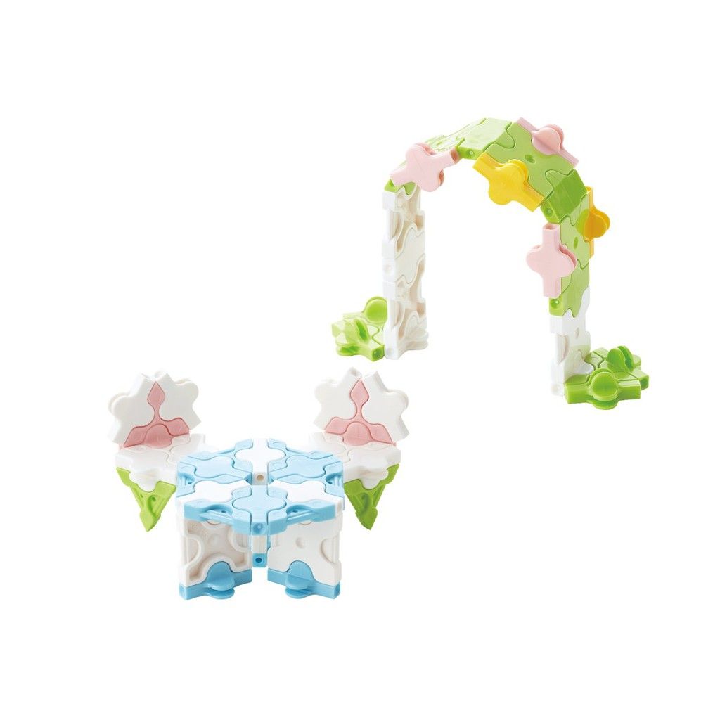 Bộ xếp hình sáng tạo LaQ Sweet Collection PRINCESS GARDEN - Chủ đề Ngọt ngào bé gái (Khu vườn công chúa) 175 mảnh ghép