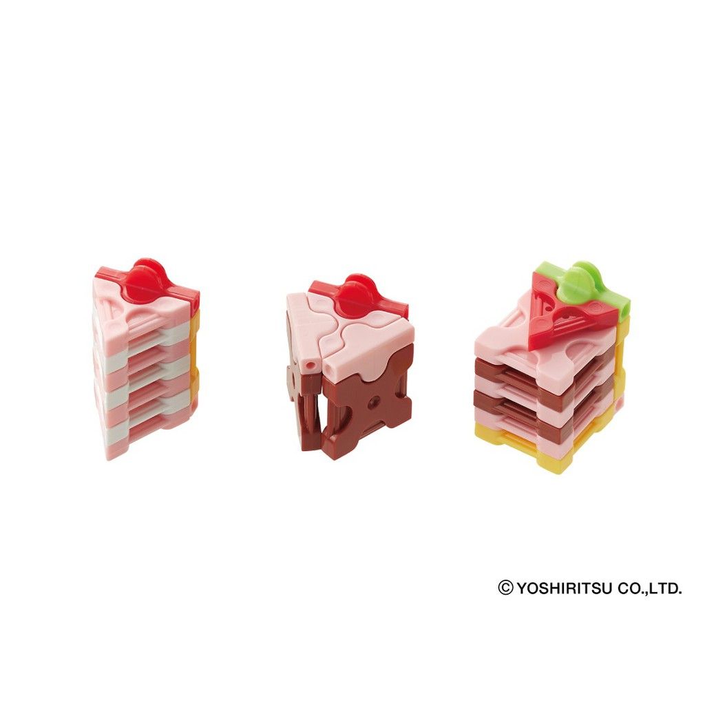 Bộ xếp hình sáng tạo tí hon LaQ Sweet Collection MINI PINK - Chủ đề Ngọt ngào bé gái (Màu hồng) 62 mảnh ghép