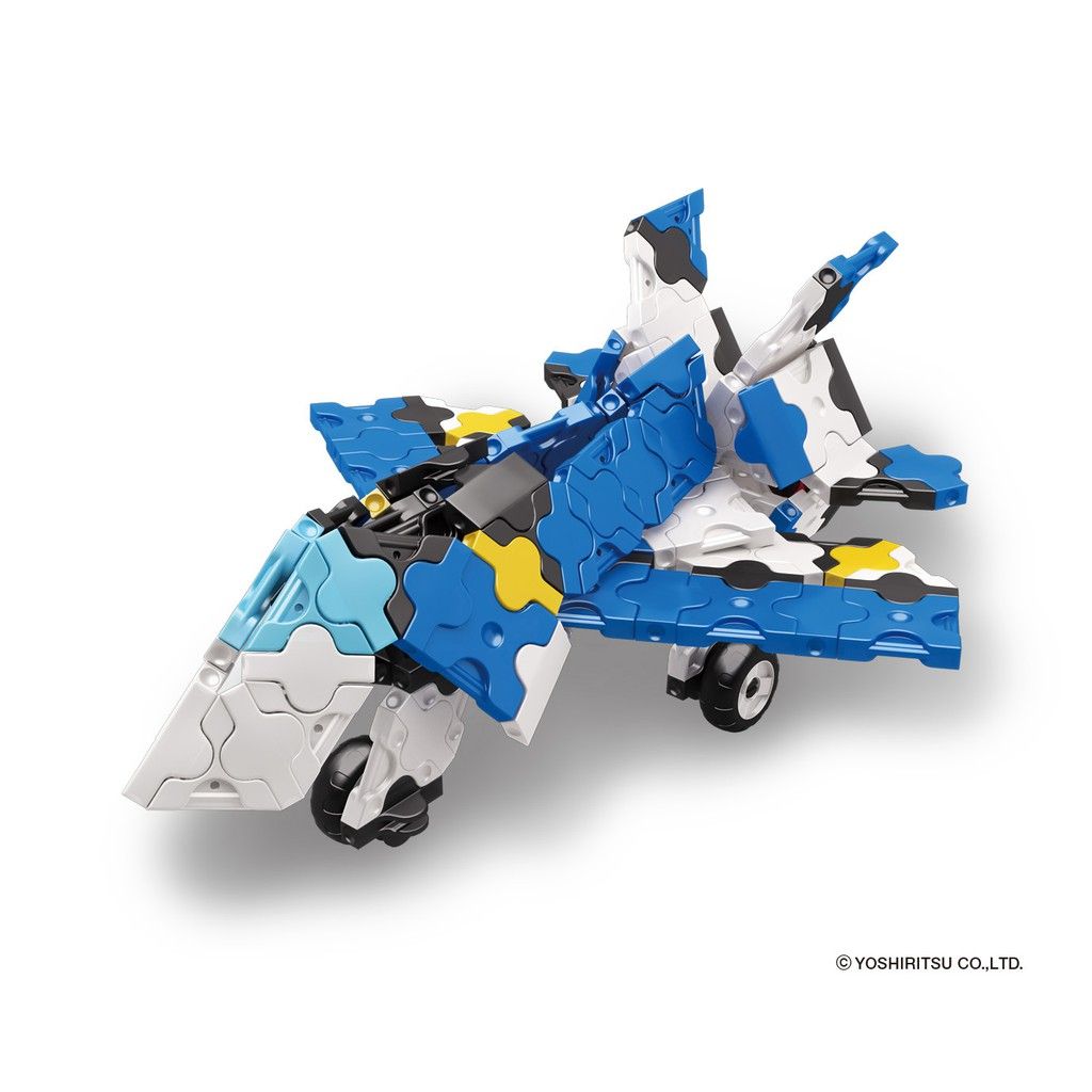 Bộ xếp hình sáng tạo LaQ Hamacron Constructor JET FIGHTER - Chủ đề Phương tiện giao thông (Tiêm kích) 190 mảnh ghép