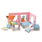  Bộ xếp hình sáng tạo LaQ Sweet Collection CUTE HOUSE - Chủ đề Ngọt ngào bé gái (Ngôi nhà dễ thương) 370 mảnh ghép 