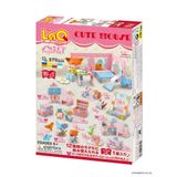  Bộ xếp hình sáng tạo LaQ Sweet Collection CUTE HOUSE - Chủ đề Ngọt ngào bé gái (Ngôi nhà dễ thương) 370 mảnh ghép 